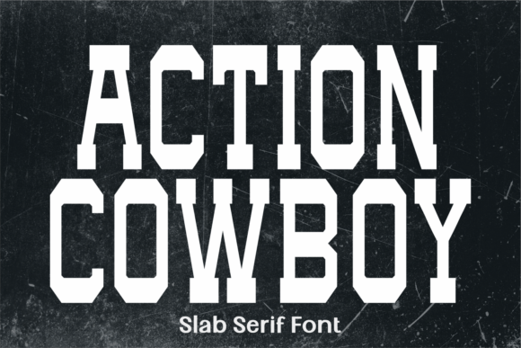 Action Cowboy Font for Business