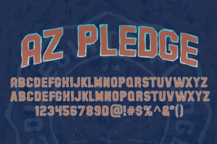 AZ Pledge: A Bold Sans Serif for Real Projects