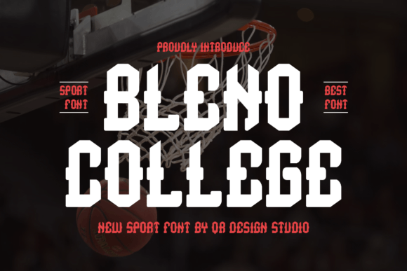 Bleno College Font for Creative Makers
