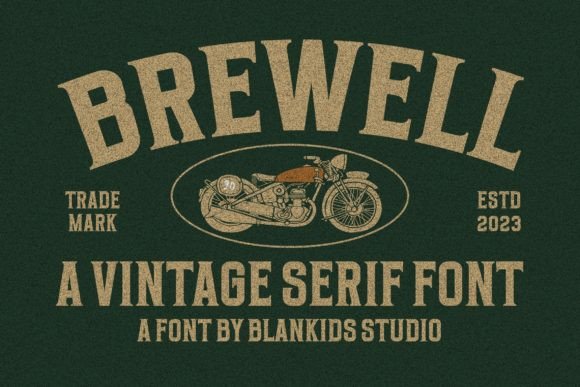 Brewell: A Serif Font for Real-World Design
