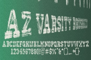 Brush Up Your Brand with AZ Varsity Brushed