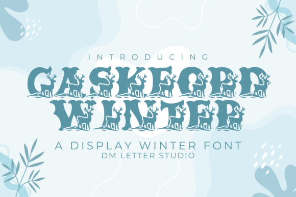 Caskford Winter: A Bold Decorative Font