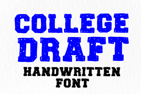 College Draft: A Bold Typeface for Impact