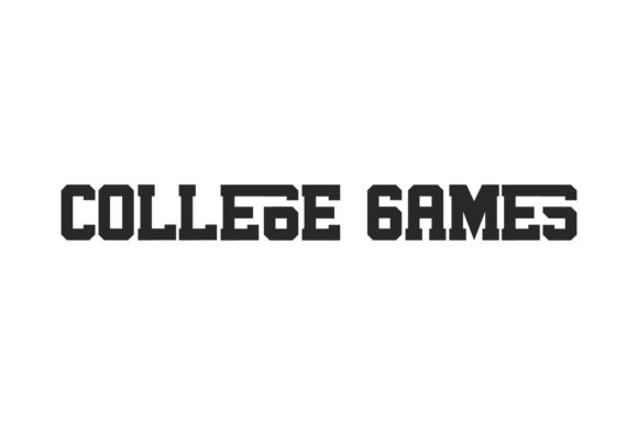 College Games Font Review