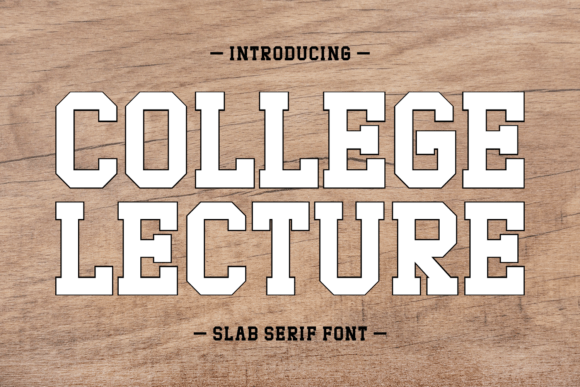 College Lecture Font