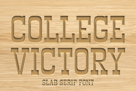 College Victory Font for Business