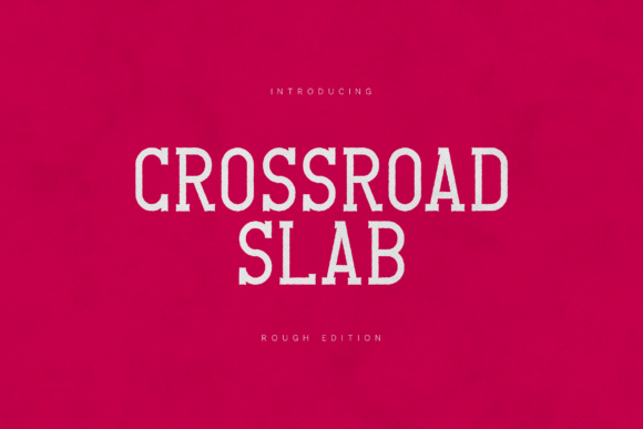 Crossroad Slab – Bold Vintage Font