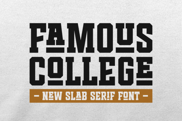 Famous College Font for Bold Campaigns