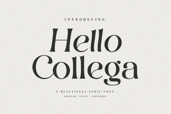 Hello Collega Font