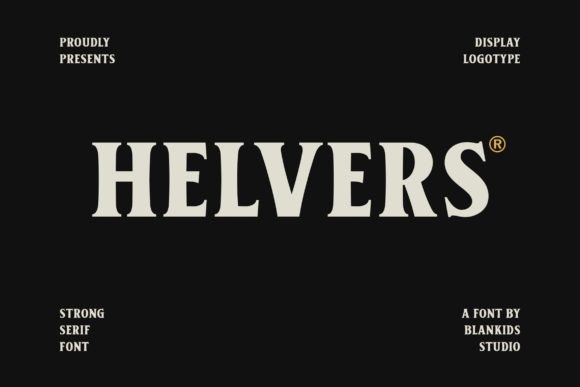 Helvers: A Modern Serif Font for Impactful Design