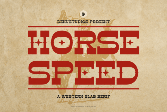 Horse Speed Font for Bold Branding