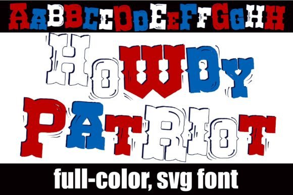 Howdy Patriot Font for Web Design