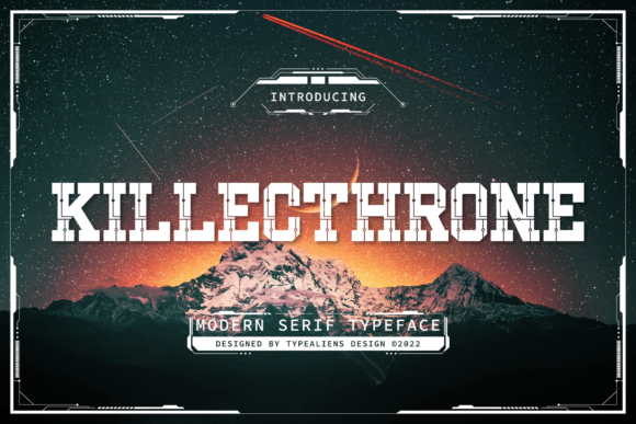Killecthrone: A Bold Typographic Statement