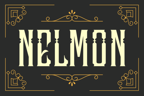 Nelmon Font: Bold Blackletter for Web Design