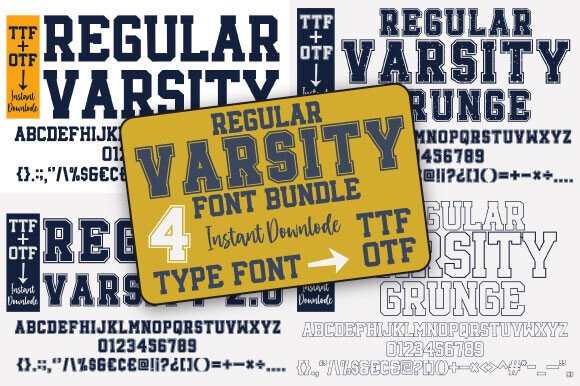 Regular Varsity Font Review