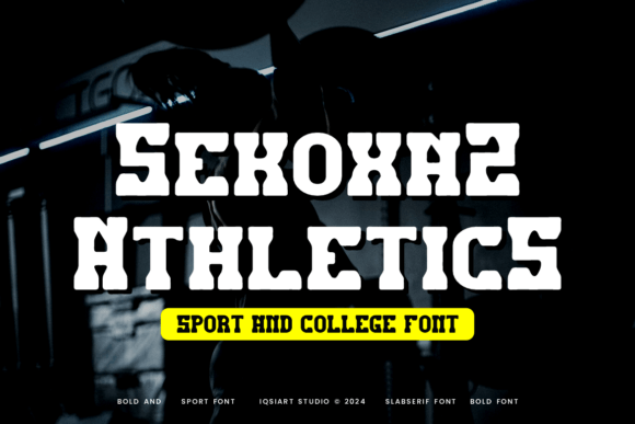 Sekoxaz Athletics Font
