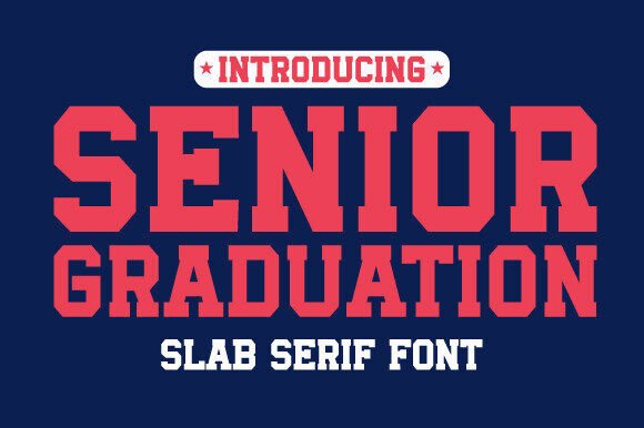 Senior Graduation Font Review