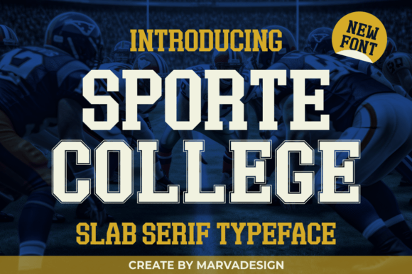 Sporte College Font for Bold Design