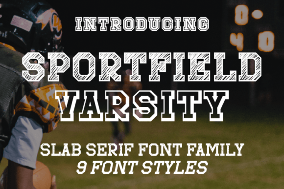 Sportfield Varsity Font for Web Design