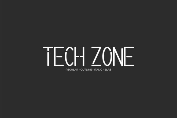 Tech Zone: A Futuristic Font for Modern Campaigns