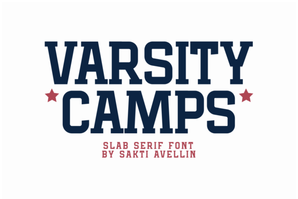 Varsity Camps Font for Business