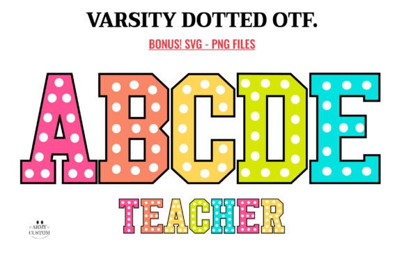 Varsity Dotted Font Review