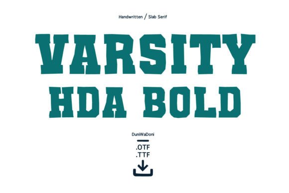 Varsity Hda Bold: A Bold Typeface for Campaigns