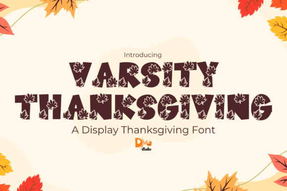 Varsity Thanksgiving Font for Business