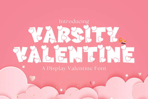 Varsity Valentine: A Whimsical Display Font