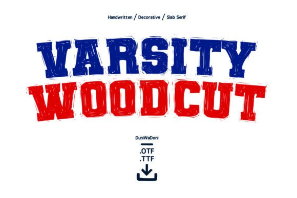 Varsity Woodcut: A Font for Nostalgic Web Design